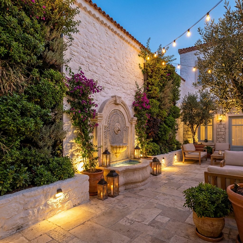 Butik Otel Avlu Tasarımı