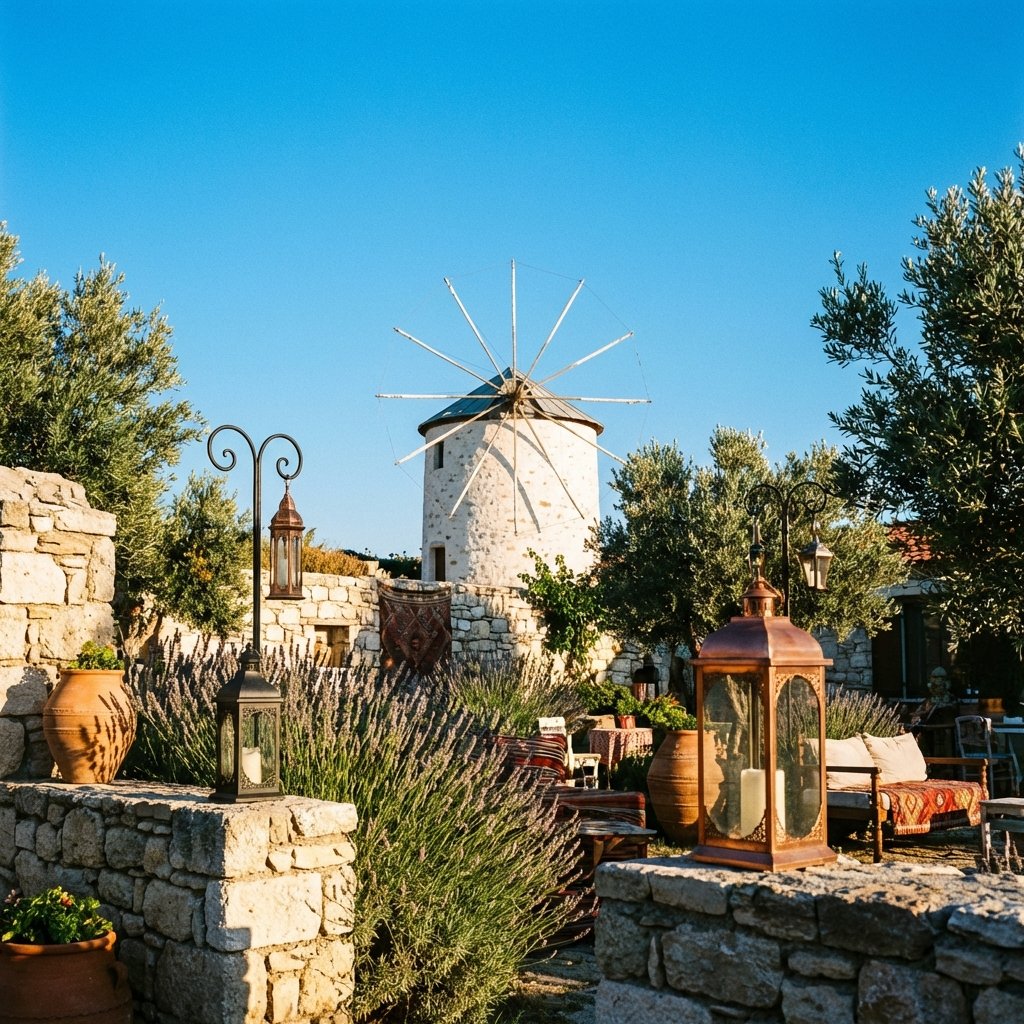 Alaçatı Bahçelerinde Rüzgar Yönetimi